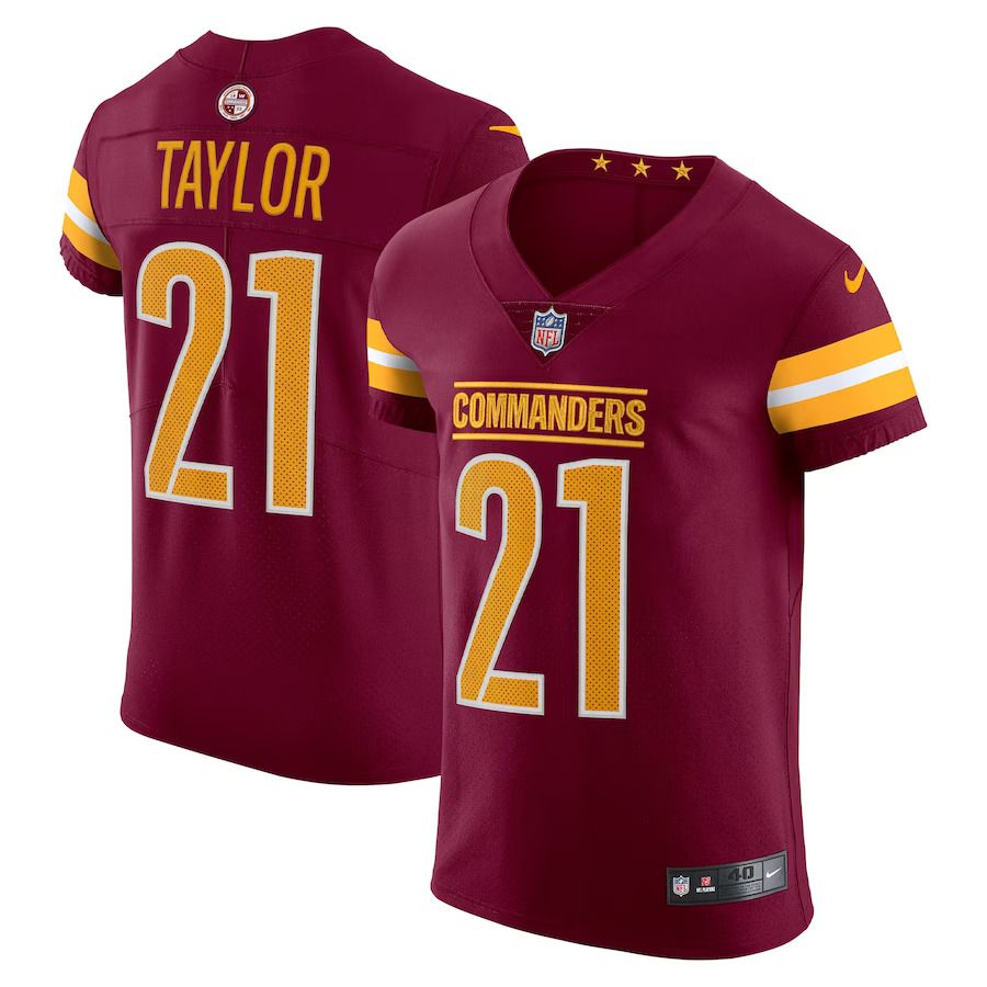 Men Washington Commanders #21 Sean Taylor Nike Burgundy Vapor Elite Retired Player NFL Jersey